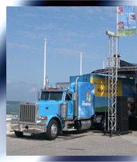 Showtruck Showmobil 3 fr Windows XP auf der Promenade auf Sylt