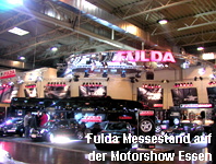 Fulda Messestand auf 
der Motorshow Essen